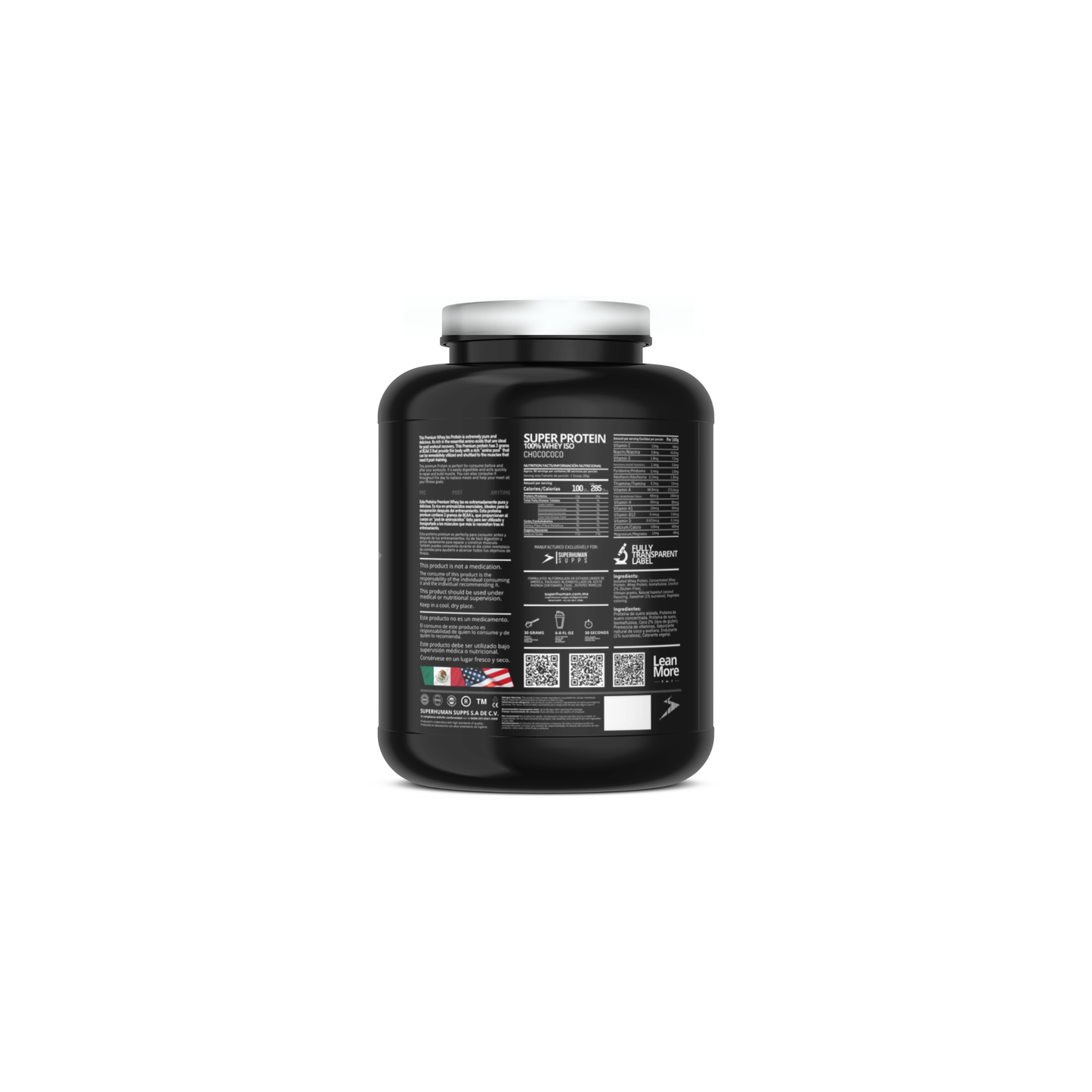 Superprotein 100% Whey ISO | Chocococo | 80 Servicios