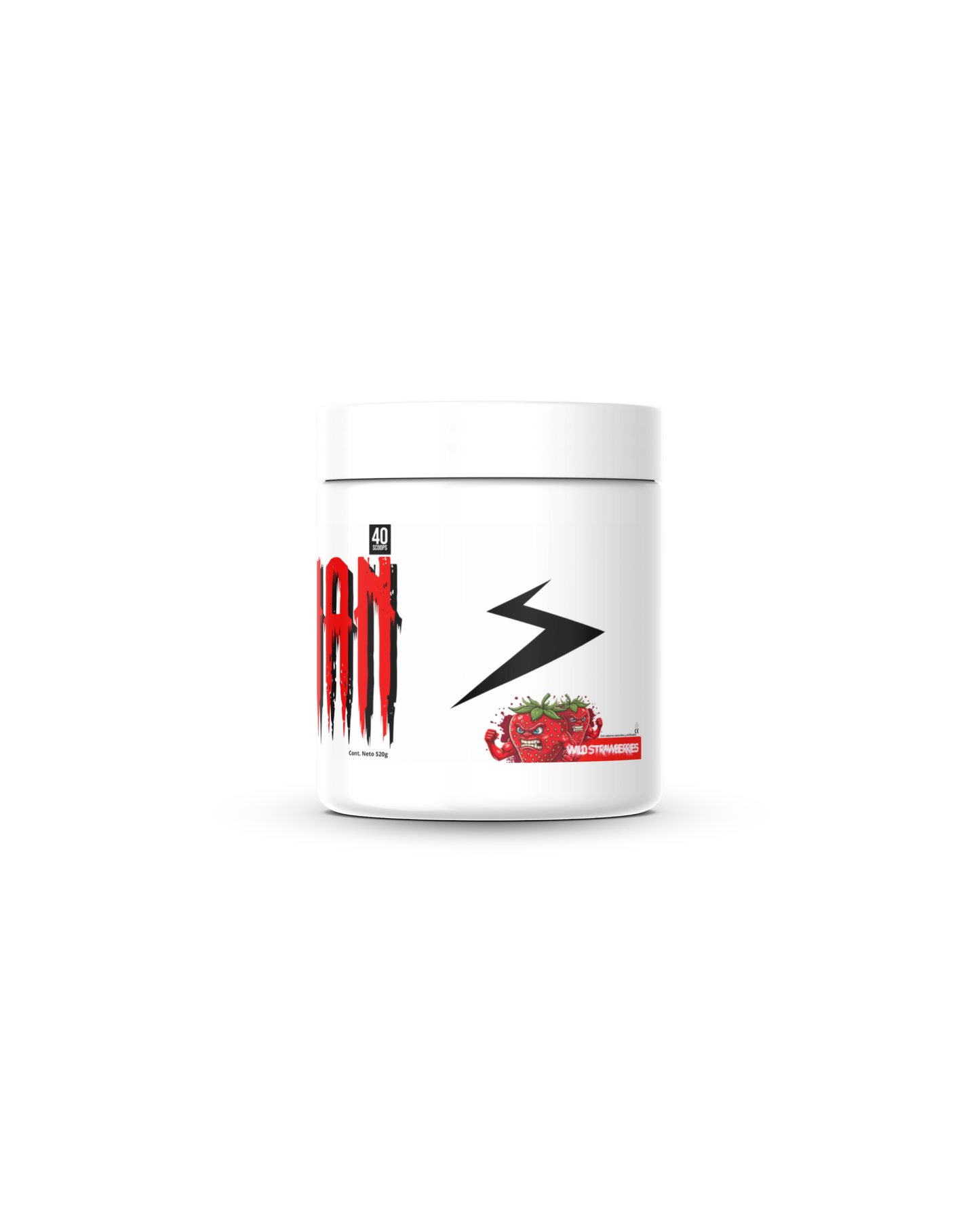 Superhuman® Pre-Workout | Wild Strawberries | 40 Servicios