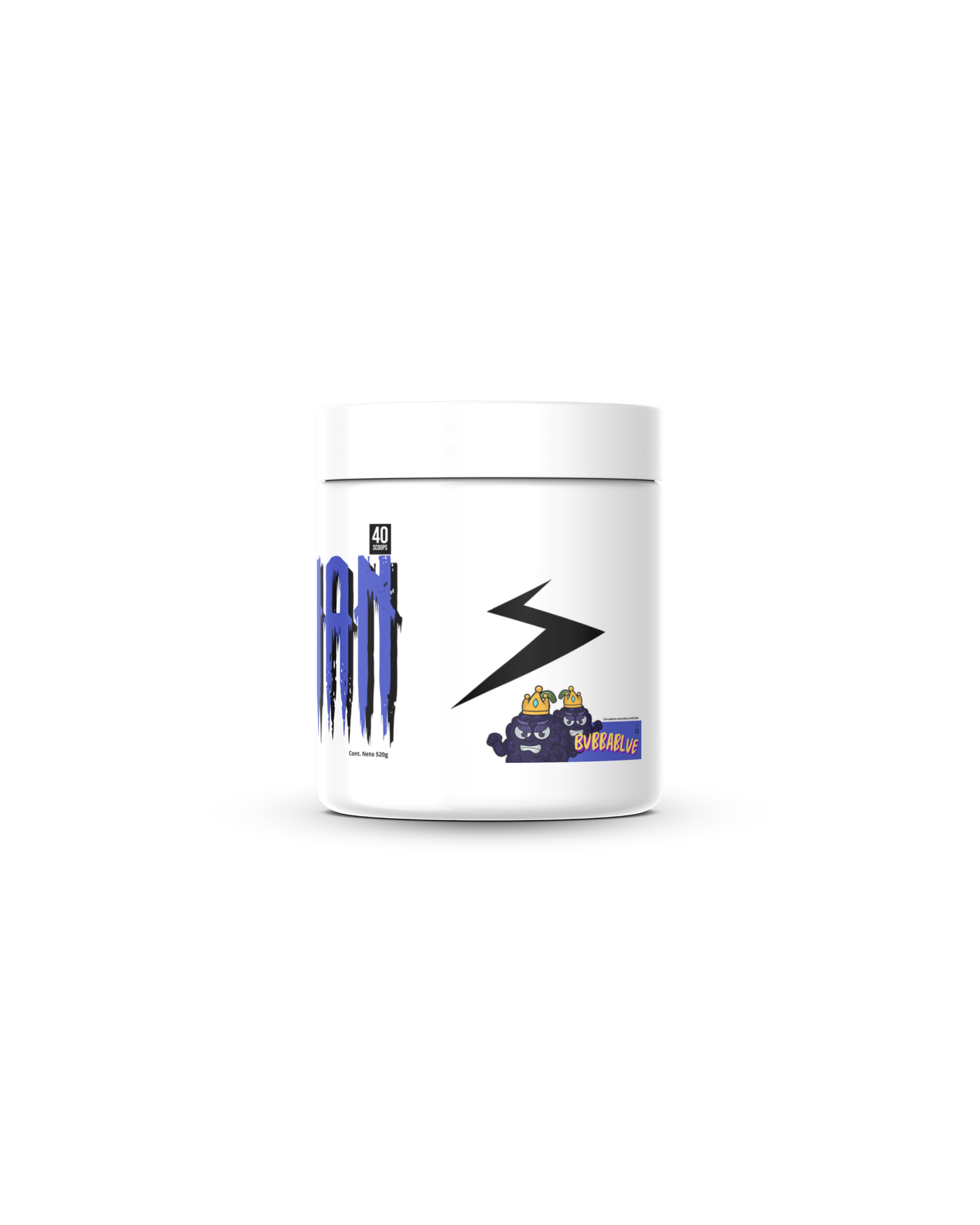 Superhuman® Pre-Workout | Bubbablue | 40 Servicios