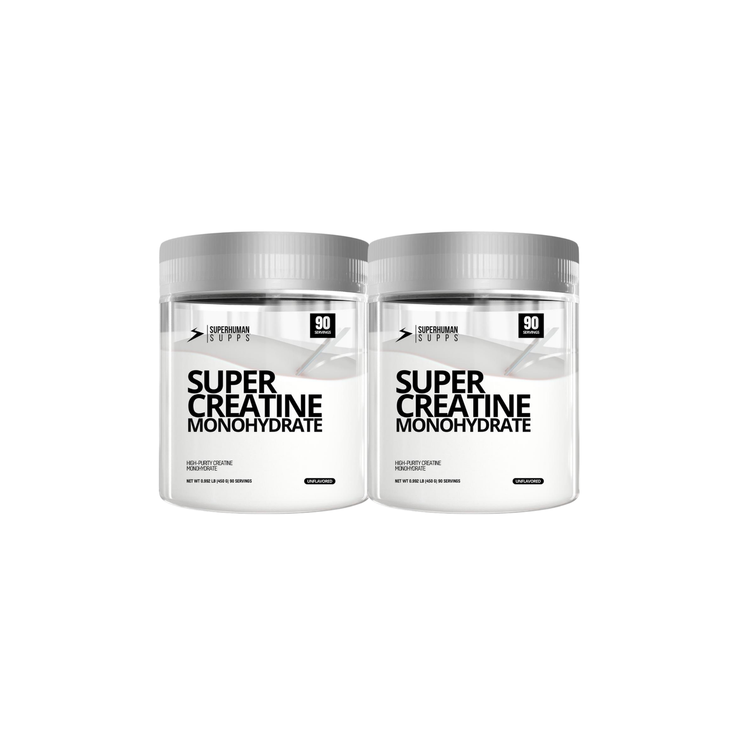 Two Pack Supercreatine Monohydrate | 90 Servicios